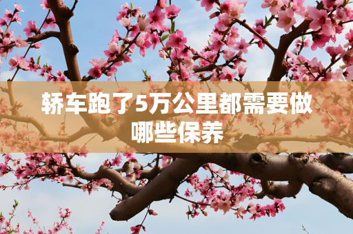 轿车跑了5万公里都需要做哪些保养
