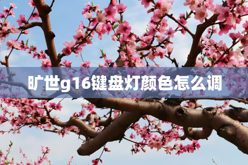 旷世g16键盘灯颜色怎么调