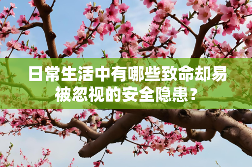 日常生活中有哪些致命却易被忽视的安全隐患？