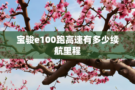 宝骏e100跑高速有多少续航里程