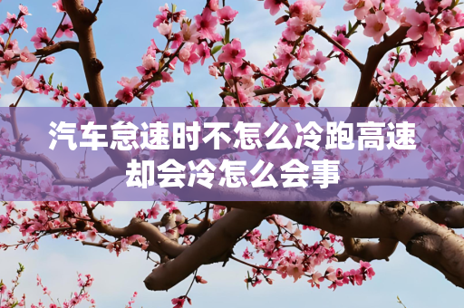 汽车怠速时不怎么冷跑高速却会冷怎么会事
