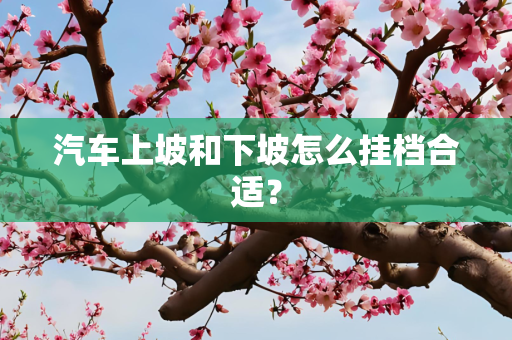 汽车上坡和下坡怎么挂档合适？
