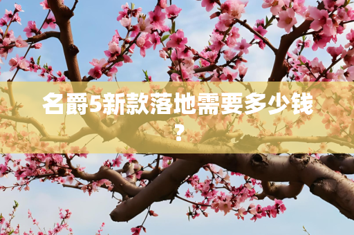 名爵5新款落地需要多少钱？