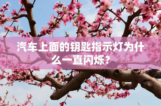 汽车上面的钥匙指示灯为什么一直闪烁？