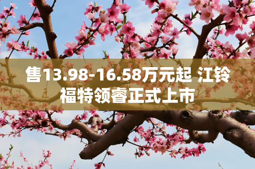 售13.98-16.58万元起 江铃福特领睿正式上市