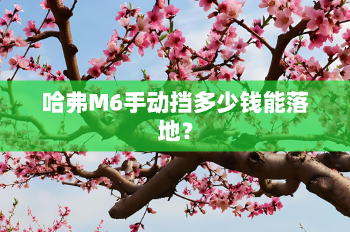 哈弗M6手动挡多少钱能落地？