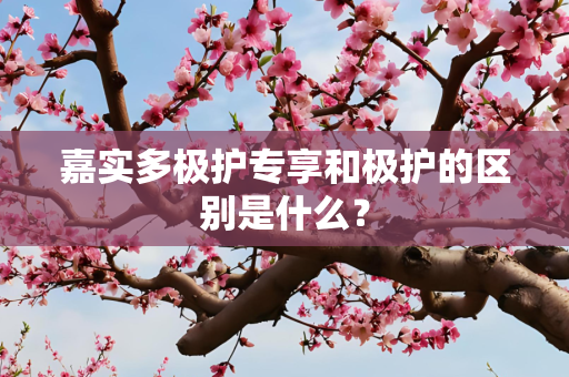 嘉实多极护专享和极护的区别是什么？