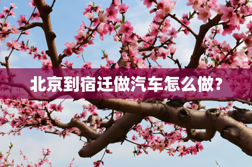 北京到宿迁做汽车怎么做？