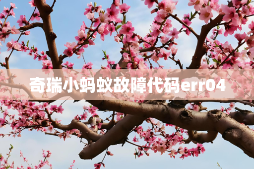 奇瑞小蚂蚁故障代码err04