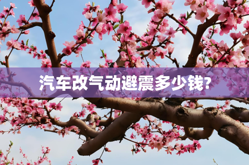 汽车改气动避震多少钱?