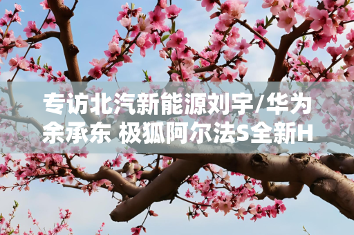 专访北汽新能源刘宇/华为余承东 极狐阿尔法S全新HI版上市