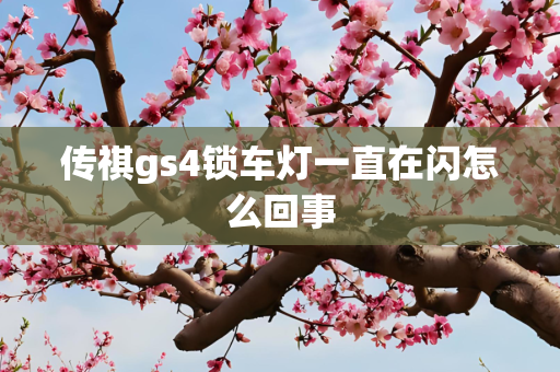 传祺gs4锁车灯一直在闪怎么回事