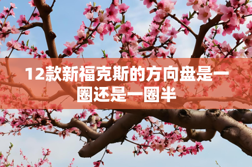 12款新福克斯的方向盘是一圈还是一圈半