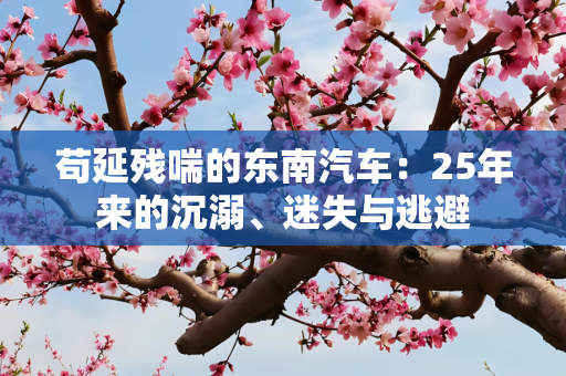 苟延残喘的东南汽车：25年来的沉溺、迷失与逃避