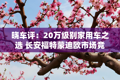 晓车评：20万级别家用车之选 长安福特蒙迪欧市场竞争力分析
