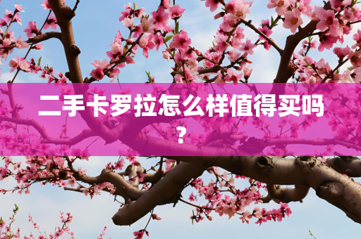 二手卡罗拉怎么样值得买吗?
