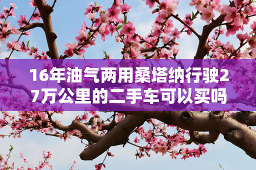 16年油气两用桑塔纳行驶27万公里的二手车可以买吗