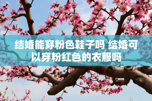 结婚能穿粉色鞋子吗 结婚可以穿粉红色的衣服吗
