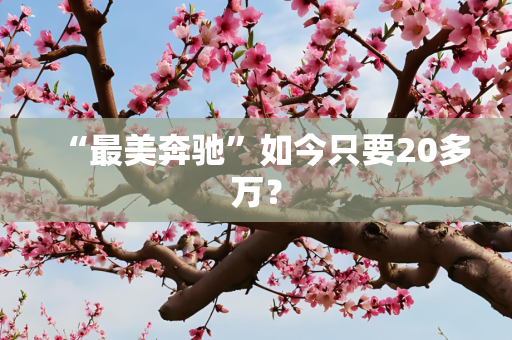 “最美奔驰”如今只要20多万？