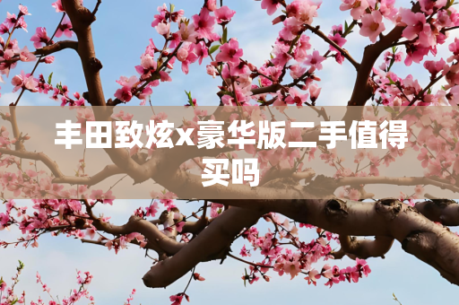 丰田致炫x豪华版二手值得买吗
