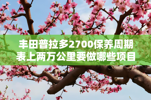 丰田普拉多2700保养周期表上两万公里要做哪些项目？