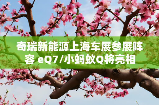 奇瑞新能源上海车展参展阵容 eQ7/小蚂蚁Q将亮相