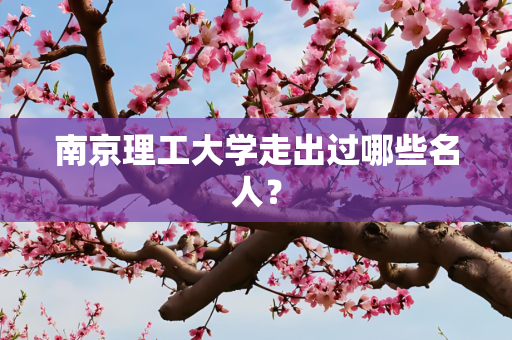 南京理工大学走出过哪些名人？