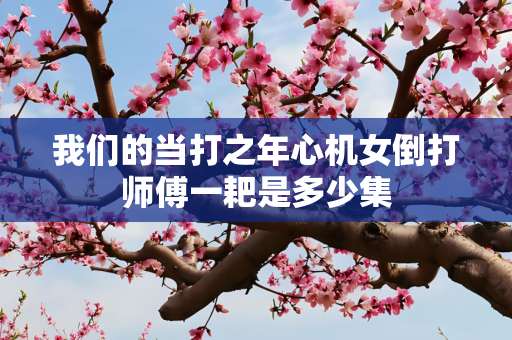 我们的当打之年心机女倒打师傅一耙是多少集