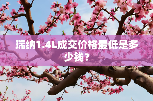 瑞纳1.4L成交价格最低是多少钱？