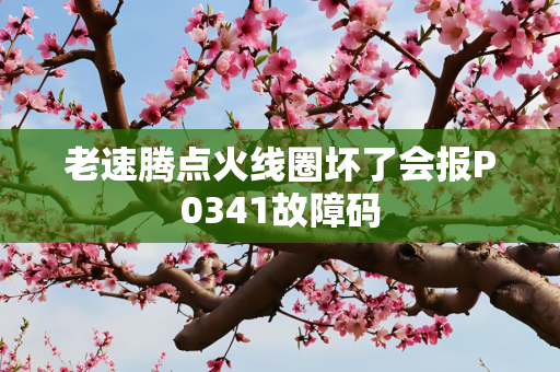 老速腾点火线圈坏了会报P0341故障码