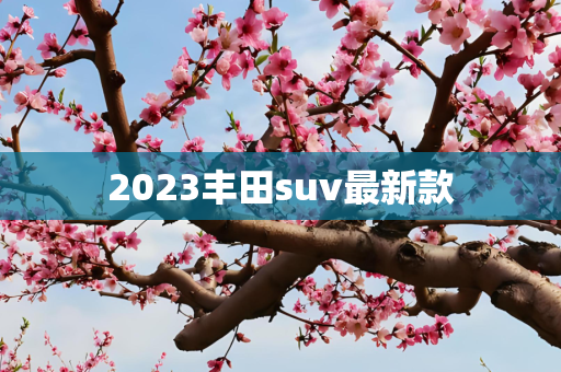 2023丰田suv最新款