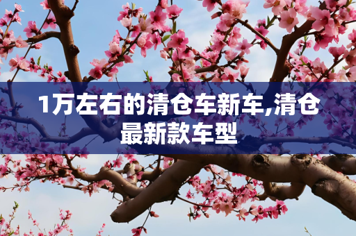 1万左右的清仓车新车,清仓最新款车型