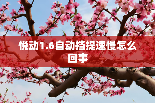 悦动1.6自动挡提速慢怎么回事