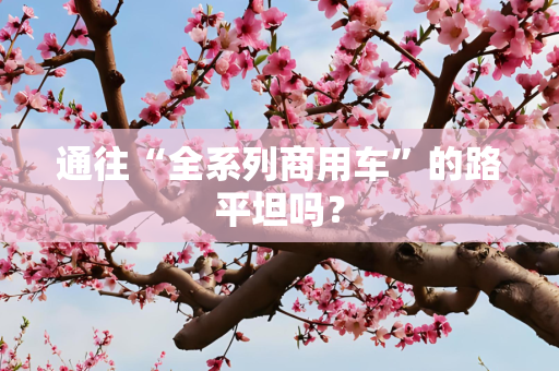 通往“全系列商用车”的路平坦吗？