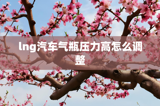 lng汽车气瓶压力高怎么调整