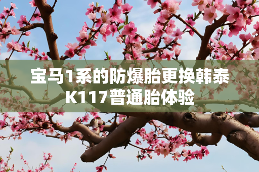 宝马1系的防爆胎更换韩泰K117普通胎体验