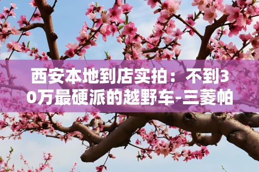 西安本地到店实拍：不到30万最硬派的越野车-三菱帕杰罗·劲畅