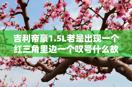 吉利帝豪1.5L老是出现一个红三角里边一个叹号什么故障