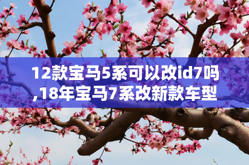 12款宝马5系可以改id7吗,18年宝马7系改新款车型