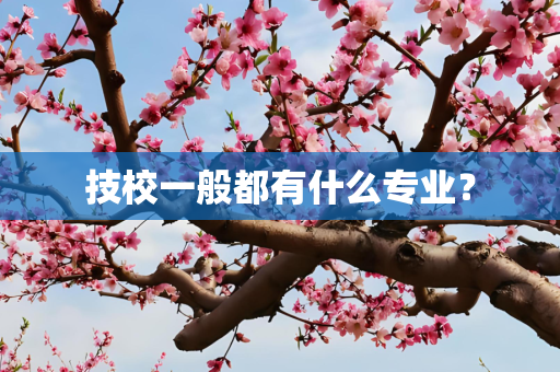 技校一般都有什么专业？