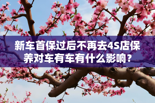 新车首保过后不再去4S店保养对车有车有什么影响？