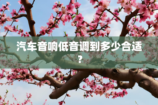 汽车音响低音调到多少合适？