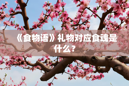 《食物语》礼物对应食魂是什么？