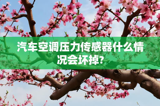 汽车空调压力传感器什么情况会坏掉?