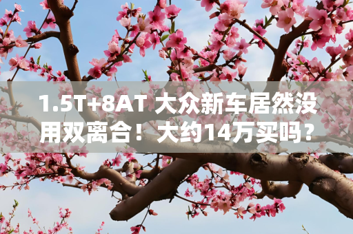 1.5T+8AT 大众新车居然没用双离合！大约14万买吗？