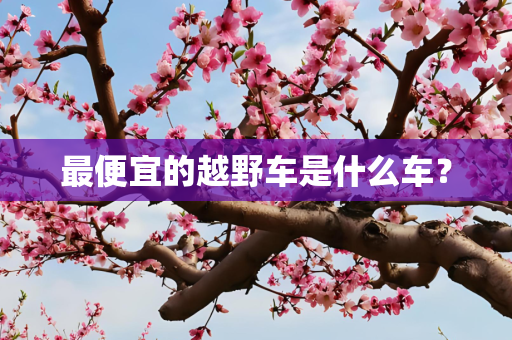 最便宜的越野车是什么车？