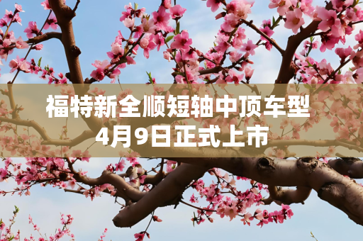 福特新全顺短轴中顶车型 4月9日正式上市
