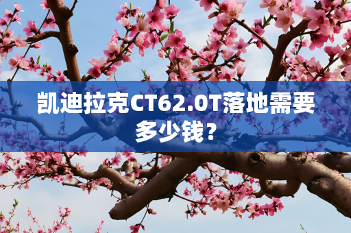 凯迪拉克CT62.0T落地需要多少钱？