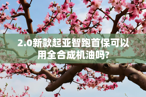 2.0新款起亚智跑首保可以用全合成机油吗?