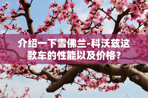 介绍一下雪佛兰-科沃兹这款车的性能以及价格？